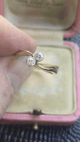 Antique diamond engagement - diamond,