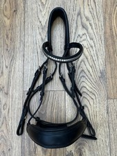 Schockemohle Anatomic Snaffle Bridle Black Cob