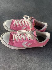 Ladies Converse Low Top Pink Size 3