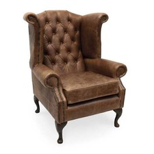 Queen Anne Wingback Chair –