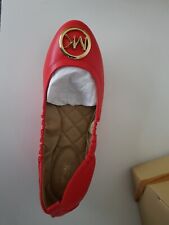 Michael Kors Red/Sangria Carmen Ballerina Shoes  UK6