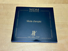Booklet - MDM Geneve - Hublot - User Manual - 9.5 X 9.5 Cm