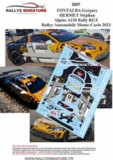 DECALS 1/43 REF 2607 ALPINE