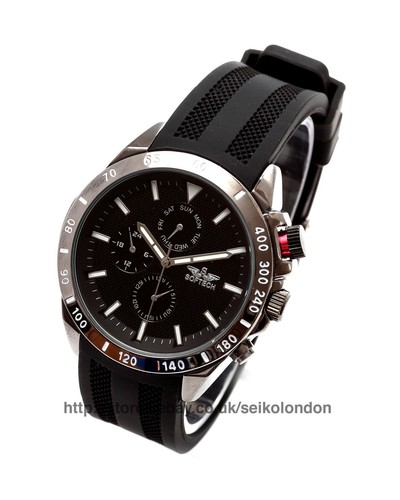 Softech gents black dial - gents,
