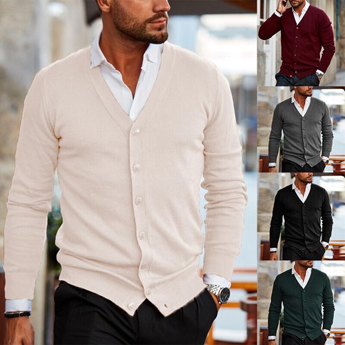 Men cardigan sweater - men's,