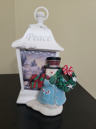 Thomas kinkade peace snowman - thomas,