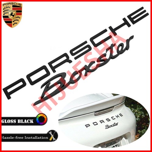 Gloss black porsche boxster - gloss,
