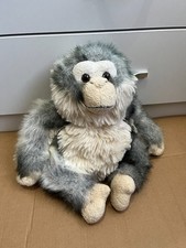 Keel Toys Fluffy Grey White