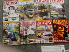 Railway magazine - 8 copies