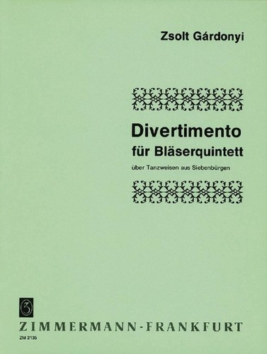 Divertimento score and parts - divertimento,