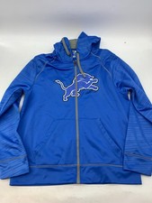 DETROIT LIONS Nike Sideline Team Performance Full Zip Hoodie size L