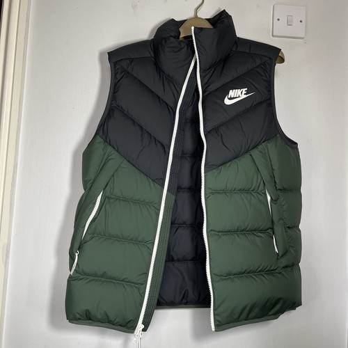 Nike puffer gilet vest green - puffer,