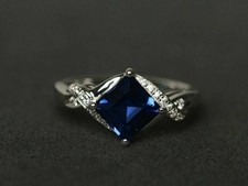 2Ct Princess Cut Lab-Created