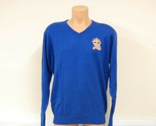 CLEARANCE: Devonport Field Gun Crew V-neck Sweatshirt - Royal Blue Large