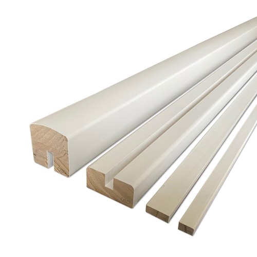 White primed vision handrail - white,