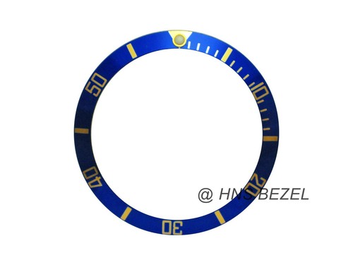 Blue gold aluminum bezel - blue,