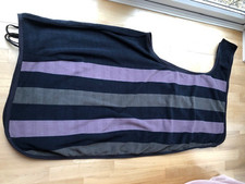 HORZE Stripe Fleece Exercise Horse Pony Riding Winter Rugs USED 5ft 9