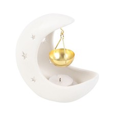 Crescent Moon White Ceramic