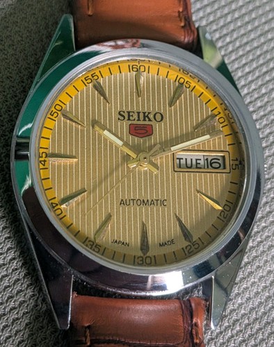 Seiko men automatic - automatic, gold