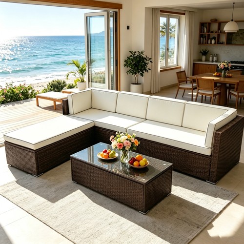 Seater rattan garden - 6,