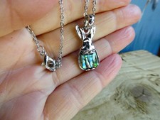 Paua Shell Rabbit Bunny