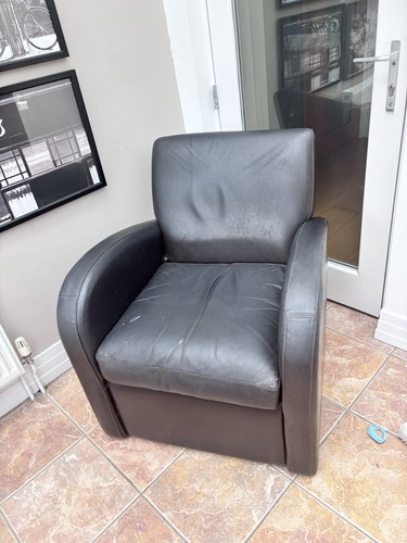 Leather armchair - leather,