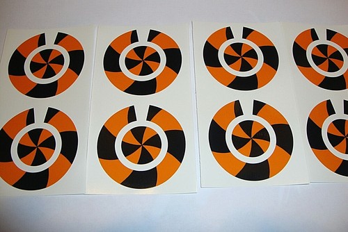 Crown green bowls stickers - 16,