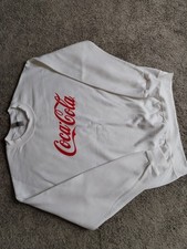 NEW Unworn Coca-Cola White Sweater Size Medium