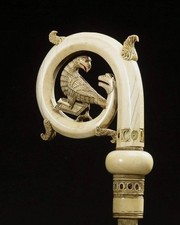 Wood CROZIER Polish Staff