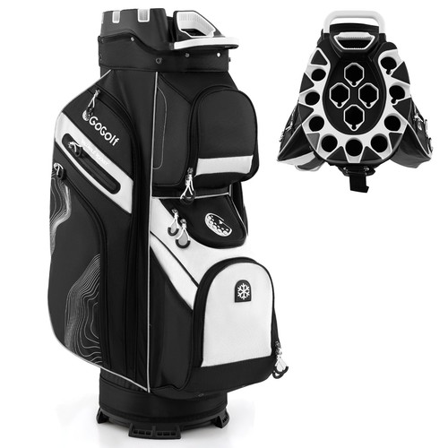 Portable golf cart bag with - with, 14
