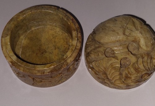 Vintage hand carved soapstone - vintage, hand-carved