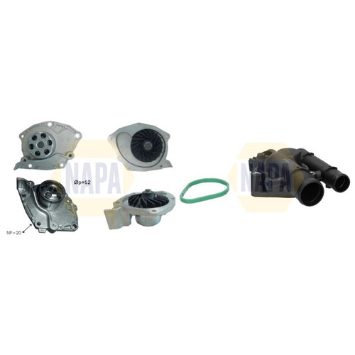 Napa water pump thermostat - water,
