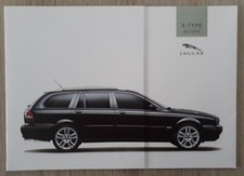 Jaguar X-Type Estate Brochure 2004 - 2.0D  2.5 V6  3.0 V6  4x4