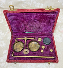 Portable Brass Scale in Case