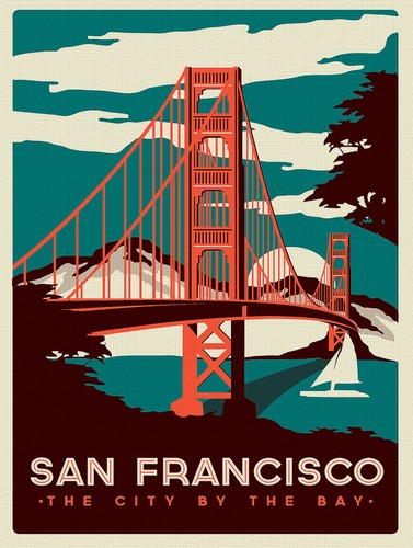 San francisco retro metal - san, francisco,