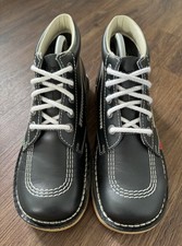 Kickers Kick Classic Mens Leather Chukka Boots, Navy Blue - Size 7