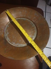 +DAMAGED ANTIGUE . TINNED COPPER BOWL DAMAGED MITE BE OF SOME USE 