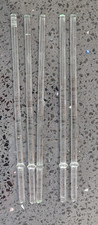 Glass Stirring Rods For Lab/Barware 5 x 200mm x 6 mm Diameter