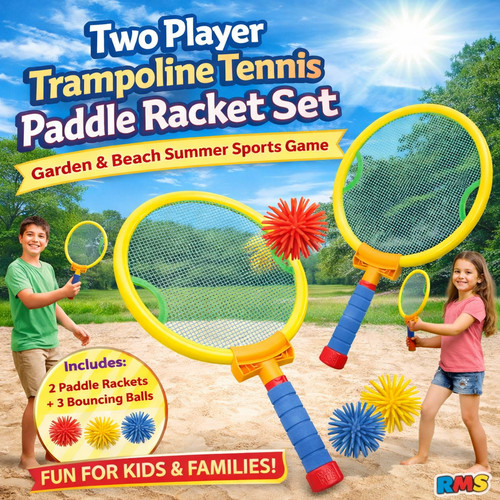 Two player trampoline tennis - trampoline,