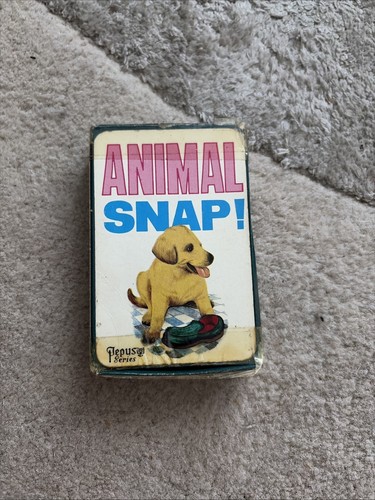 Vintage animal snap card - “animal, snap"