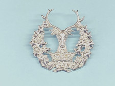 THE GORDON HIGHLANDERS O/R s  ANODISED GLENGARRY  BADGE.