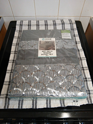 Home art deco sequin duvet - sequin,