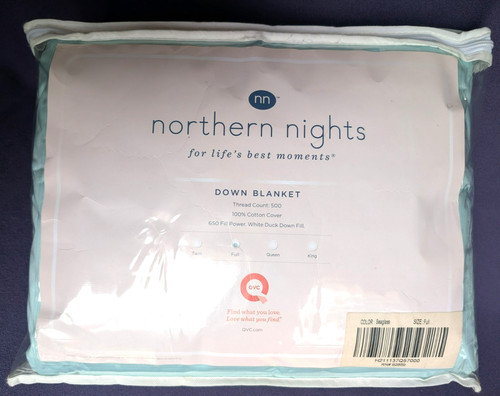 Northern nights down - down, blanket