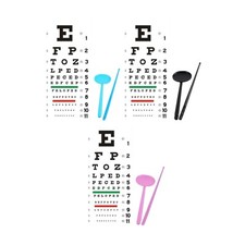 Eye Chart Wear Resistant Eye