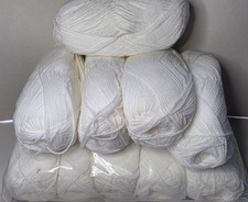 500gm Baby Soft WHITE Aran
