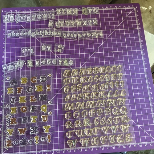 Uppercase and lowercase - and,