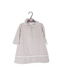 Sarah Louise Girls Beige Check