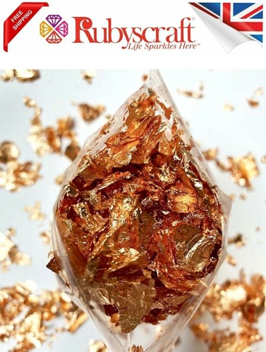 Copper leaf flakes grams - 3,