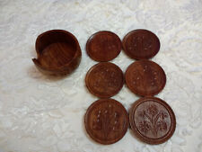 Vintage Wood Coasters Wooden
