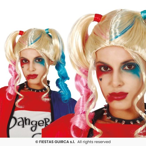 Blonde pig tail wig - pig, ladies